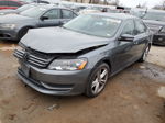 2014 Volkswagen Passat Se Gray vin: 1VWBT7A37EC048065