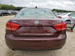 2014 Volkswagen Passat Se Burgundy vin: 1VWBT7A37EC098769