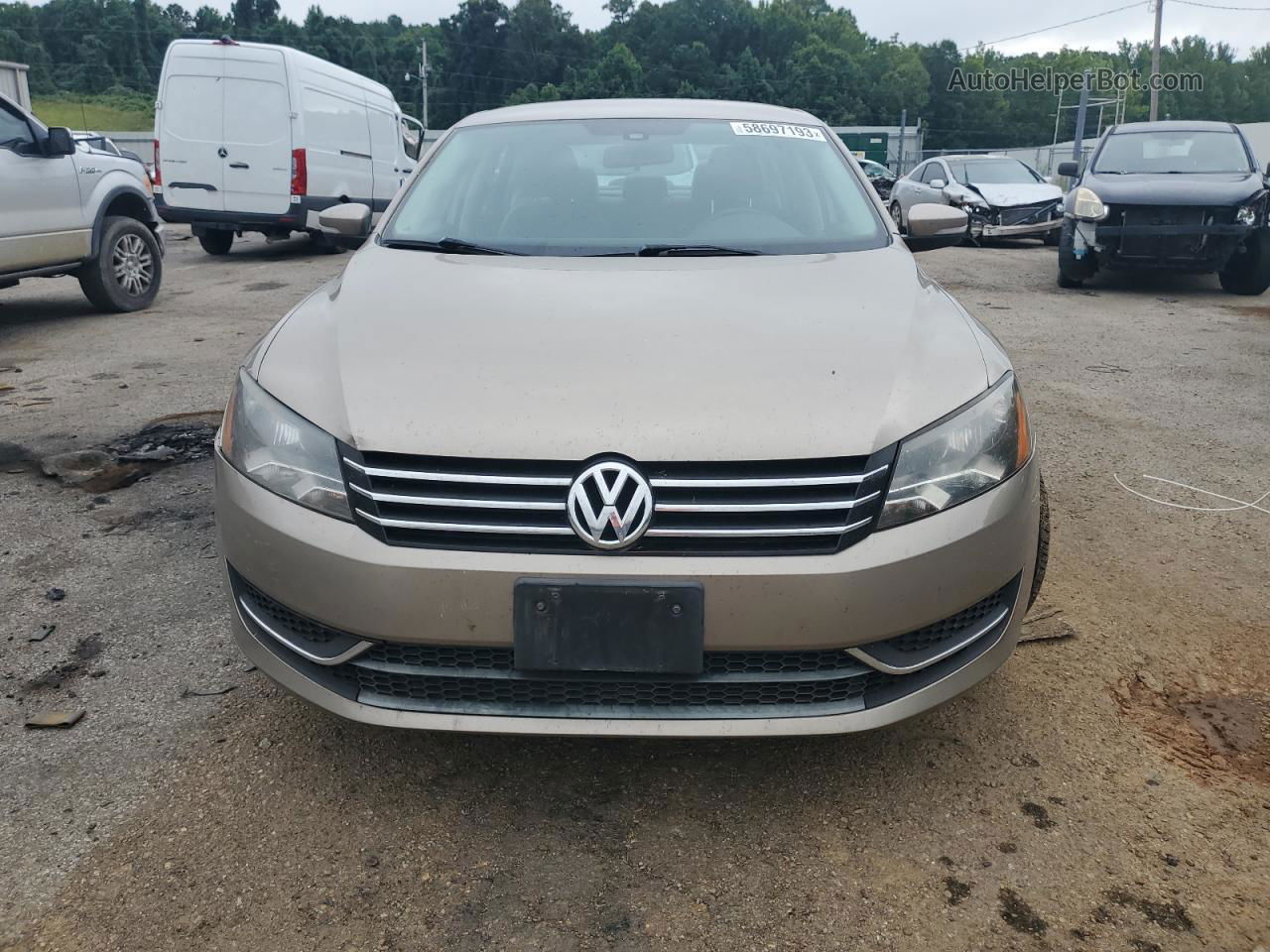 2015 Volkswagen Passat Se Tan vin: 1VWBT7A37FC008957