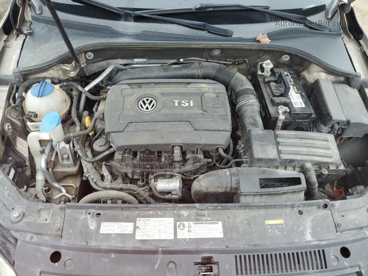 2015 Volkswagen Passat Se Tan vin: 1VWBT7A37FC008957