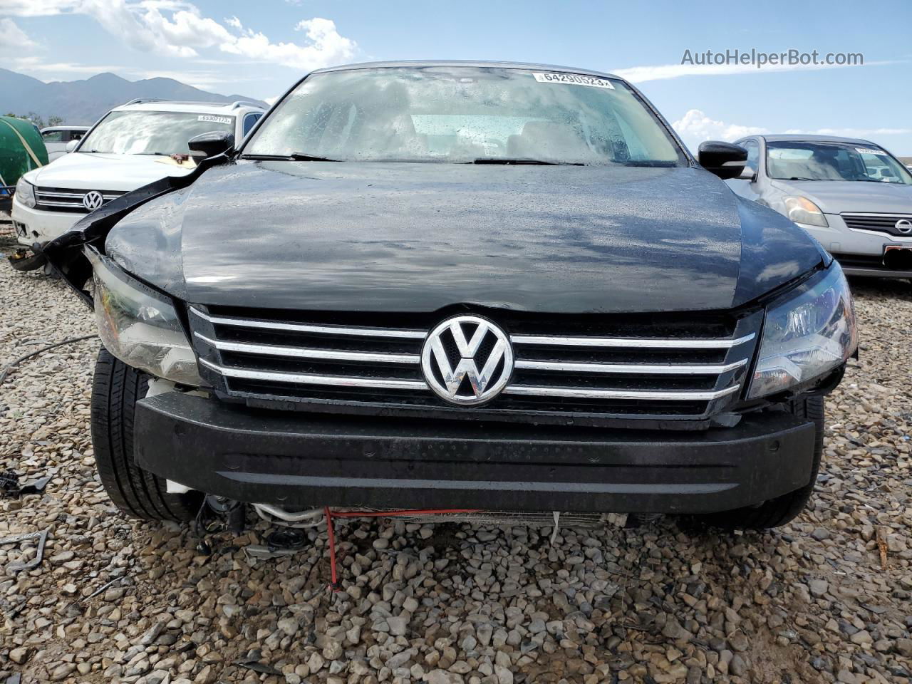 2015 Volkswagen Passat Se Black vin: 1VWBT7A37FC044244