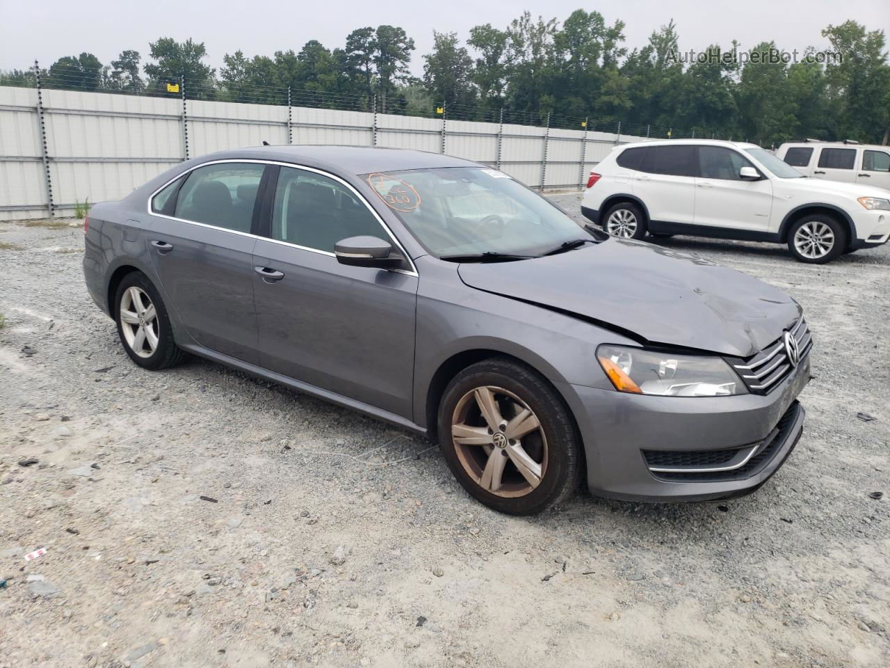 2015 Volkswagen Passat Se Серебряный vin: 1VWBT7A37FC063599