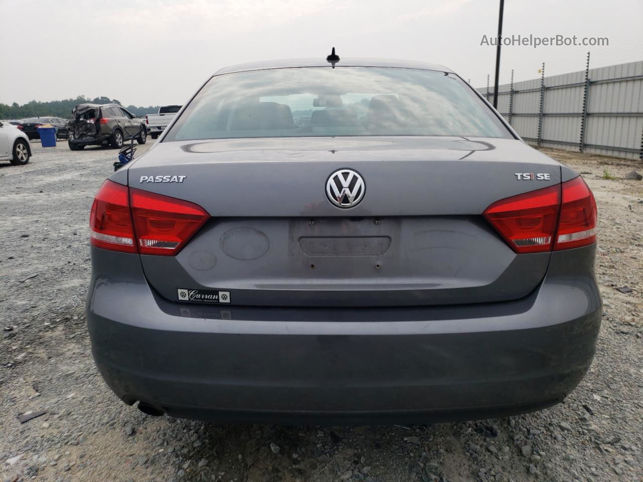 2015 Volkswagen Passat Se Серебряный vin: 1VWBT7A37FC063599