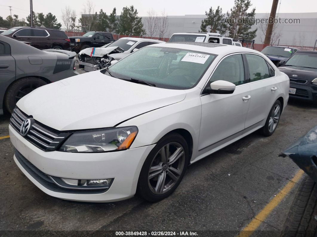 2015 Volkswagen Passat 1.8t Se White vin: 1VWBT7A37FC104135