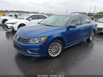 2016 Volkswagen Passat 1.8t Se Blue vin: 1VWBT7A37GC013772