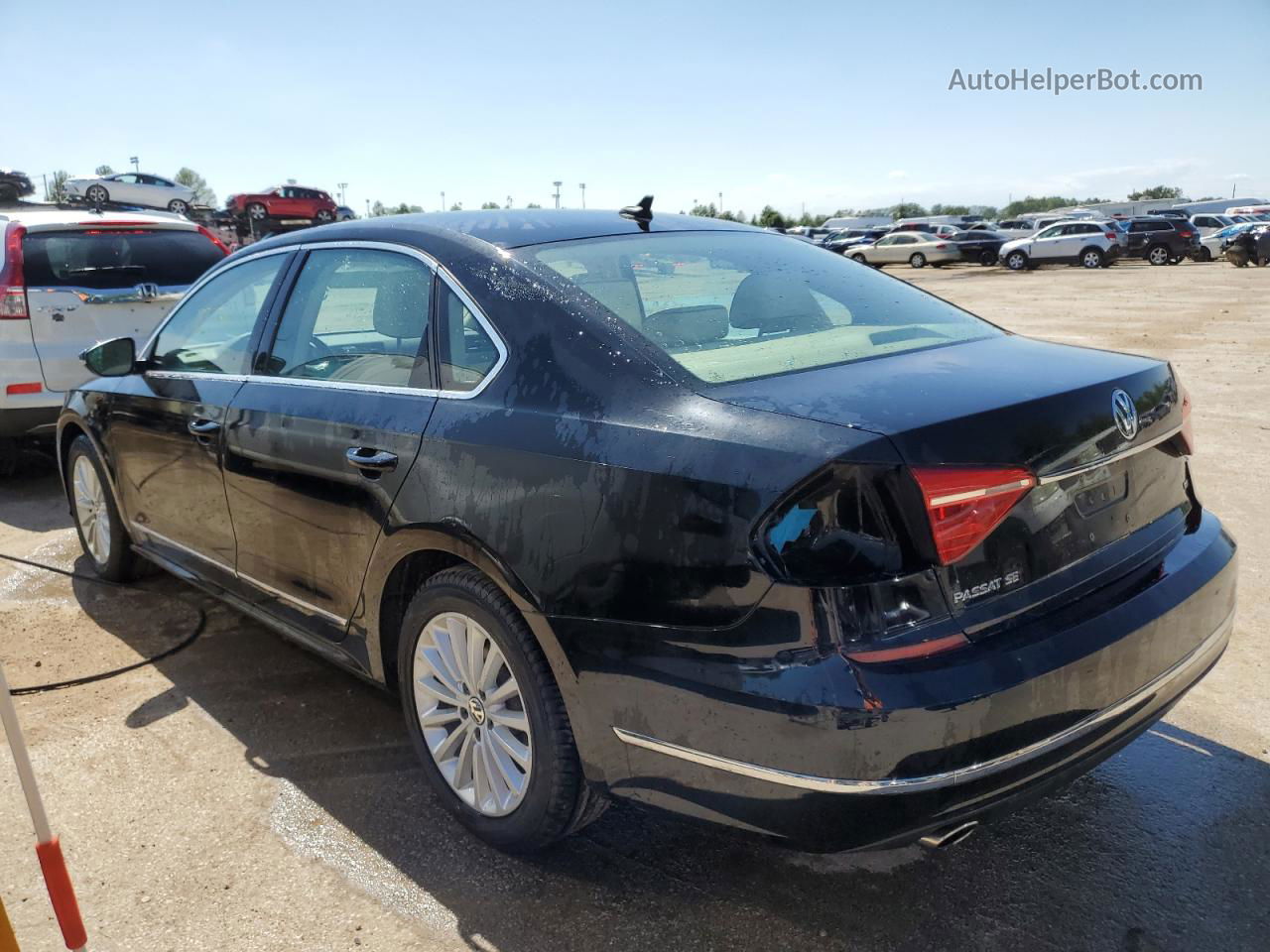 2016 Volkswagen Passat Se Black vin: 1VWBT7A37GC015053