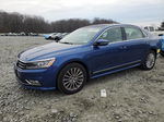 2016 Volkswagen Passat Se Blue vin: 1VWBT7A37GC052510