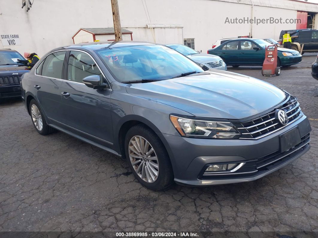 2016 Volkswagen Passat 1.8t Se Gray vin: 1VWBT7A37GC068271