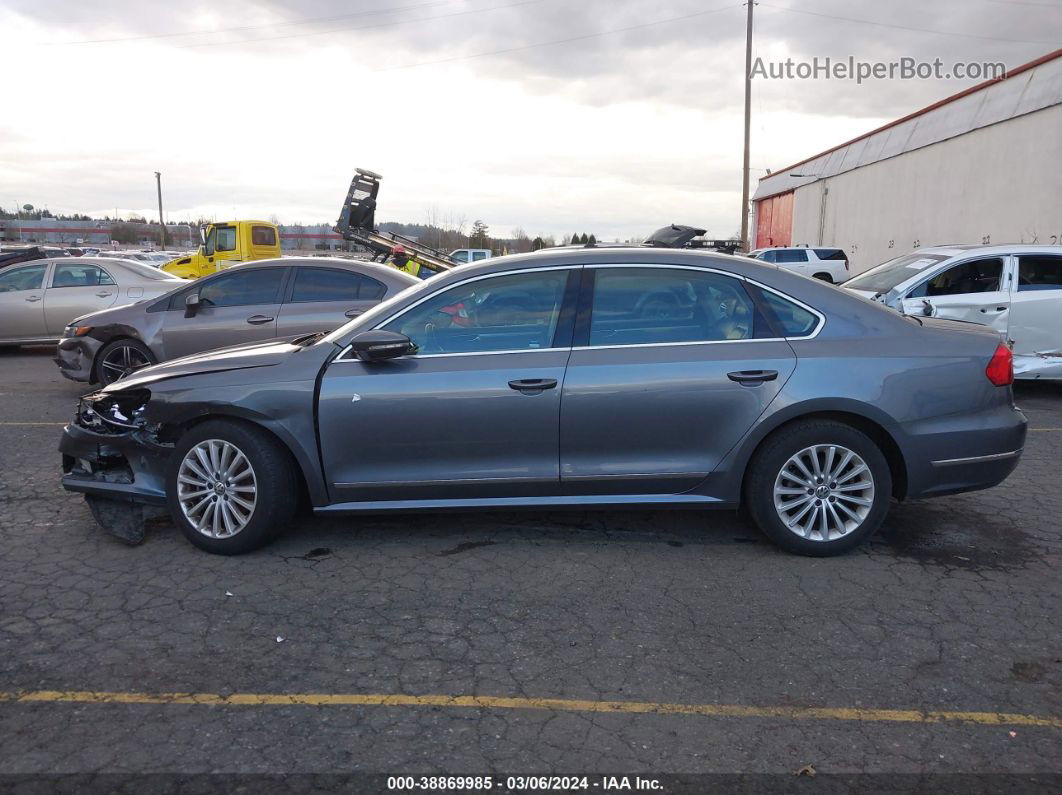 2016 Volkswagen Passat 1.8t Se Gray vin: 1VWBT7A37GC068271