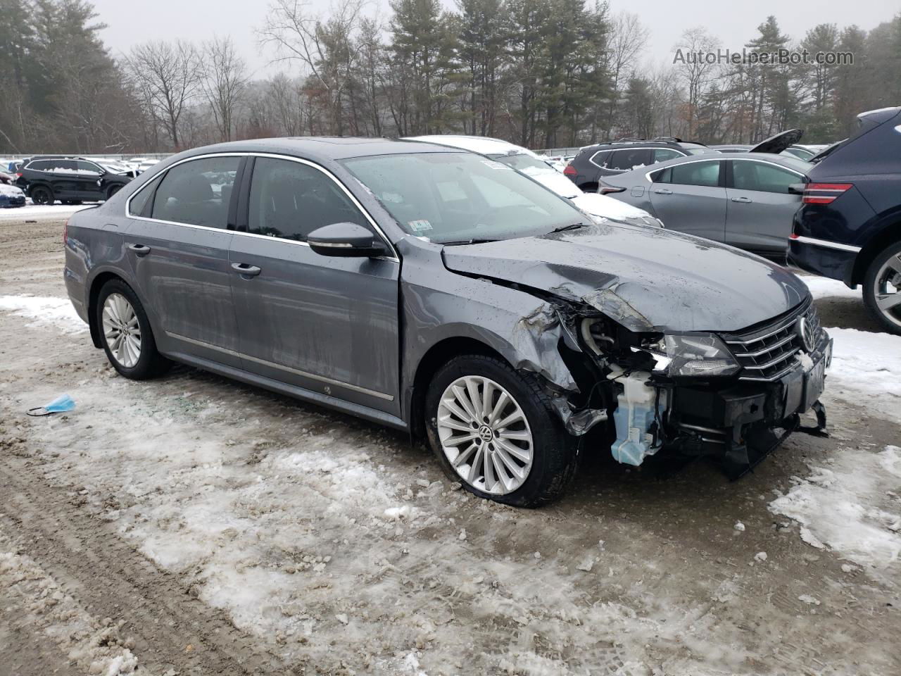 2017 Volkswagen Passat Se Gray vin: 1VWBT7A37HC000621