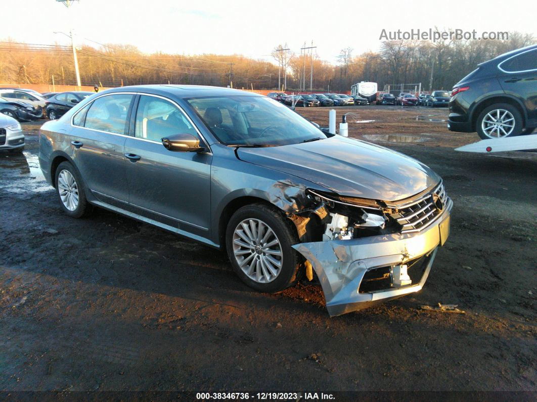 2017 Volkswagen Passat 1.8t Se Серый vin: 1VWBT7A37HC016527