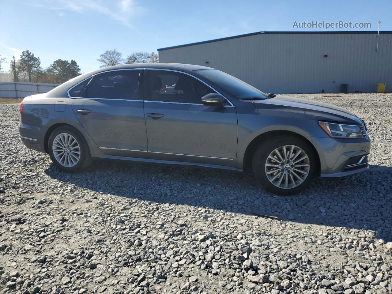 2017 Volkswagen Passat Se Gray vin: 1VWBT7A37HC022957