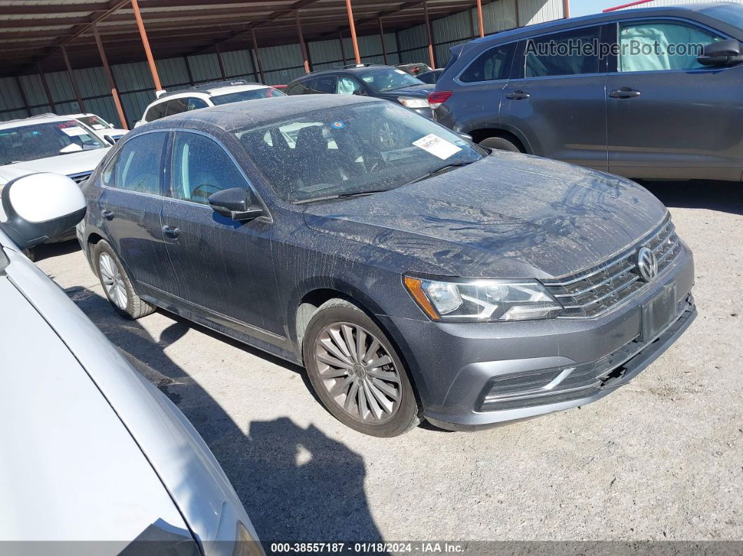 2017 Volkswagen Passat 1.8t Se Gray vin: 1VWBT7A37HC023963