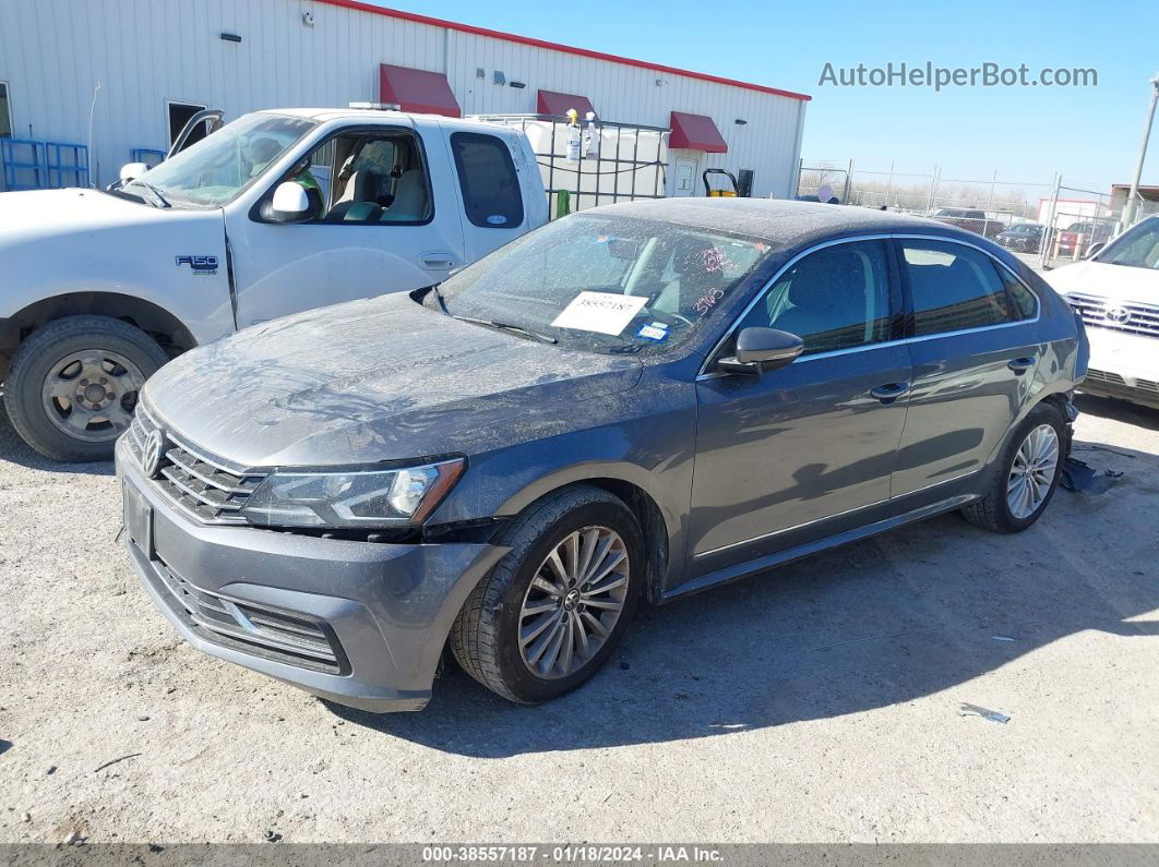 2017 Volkswagen Passat 1.8t Se Серый vin: 1VWBT7A37HC023963