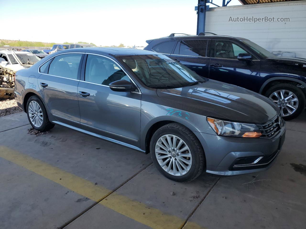 2017 Volkswagen Passat Se Charcoal vin: 1VWBT7A37HC025700