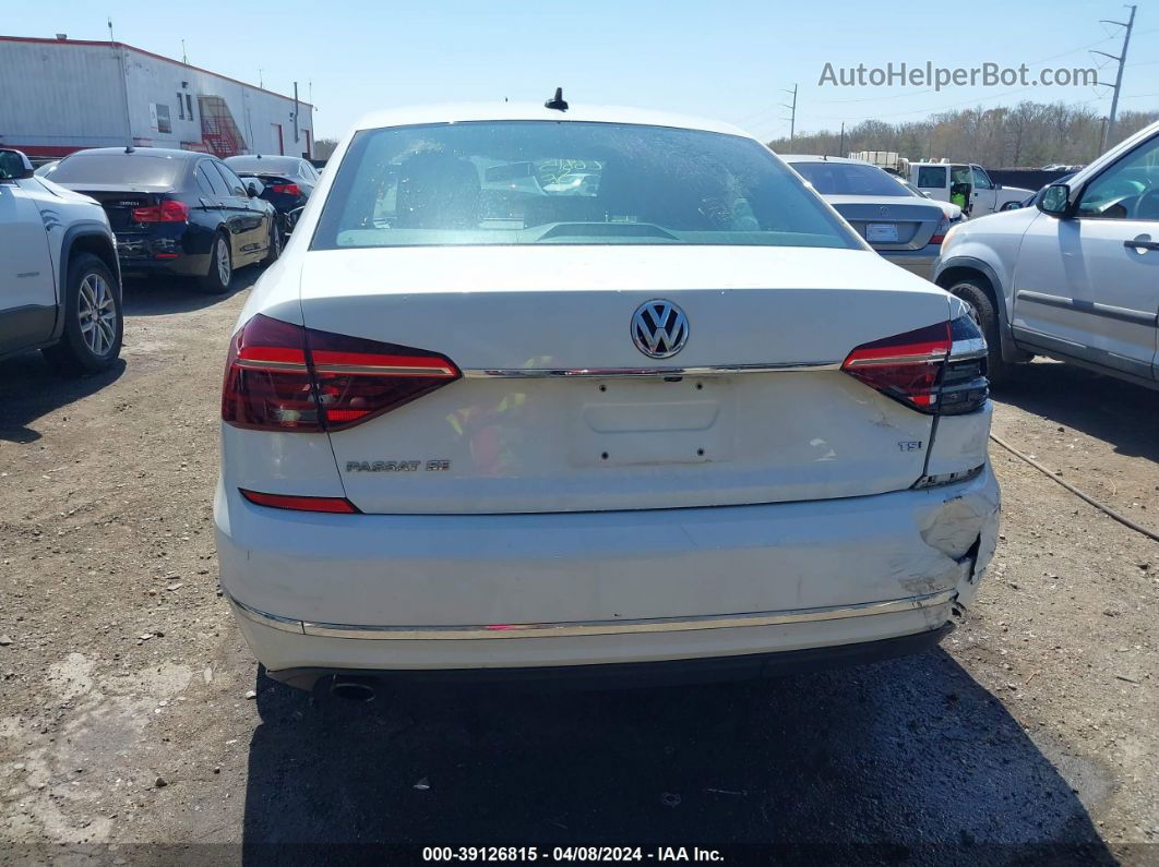 2017 Volkswagen Passat 1.8t Se Белый vin: 1VWBT7A37HC030542