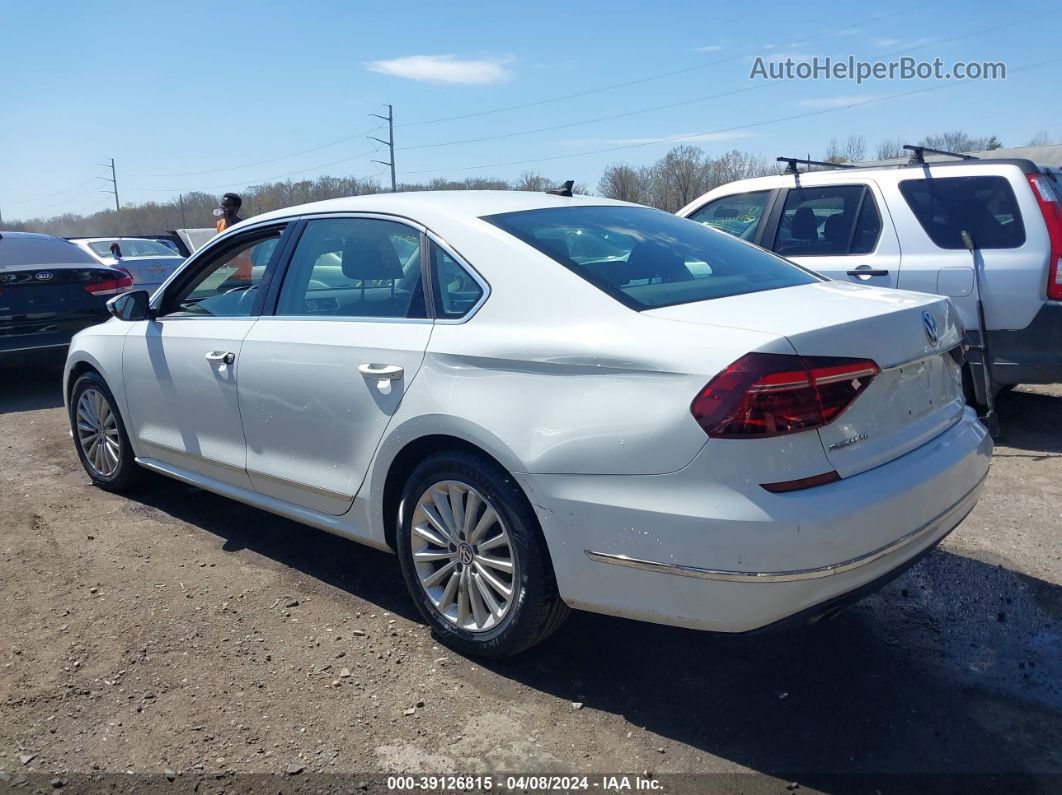 2017 Volkswagen Passat 1.8t Se White vin: 1VWBT7A37HC030542