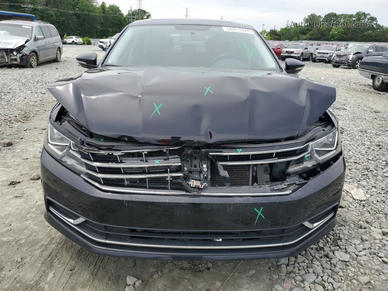 2017 Volkswagen Passat Se Black vin: 1VWBT7A37HC052377