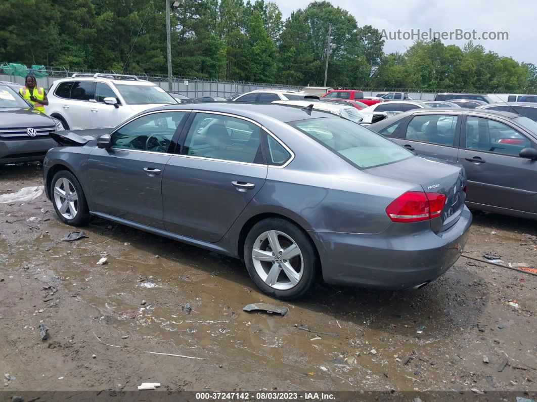 2015 Volkswagen Passat 1.8t Se Gray vin: 1VWBT7A38FC002326