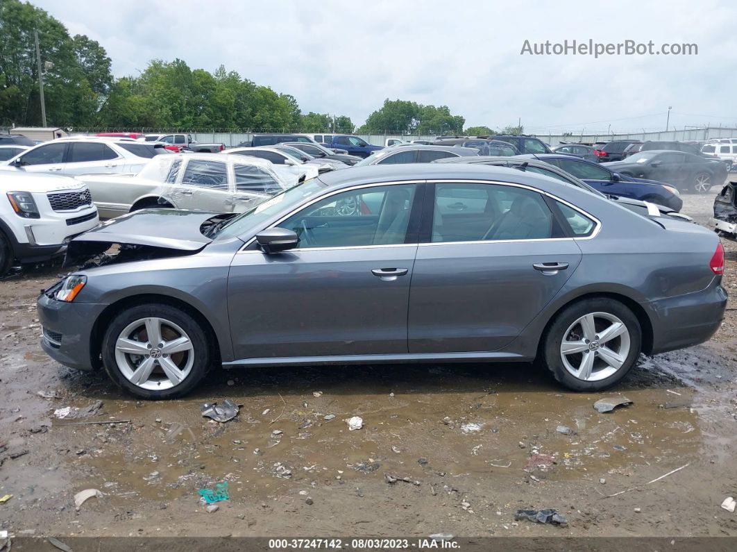 2015 Volkswagen Passat 1.8t Se Gray vin: 1VWBT7A38FC002326