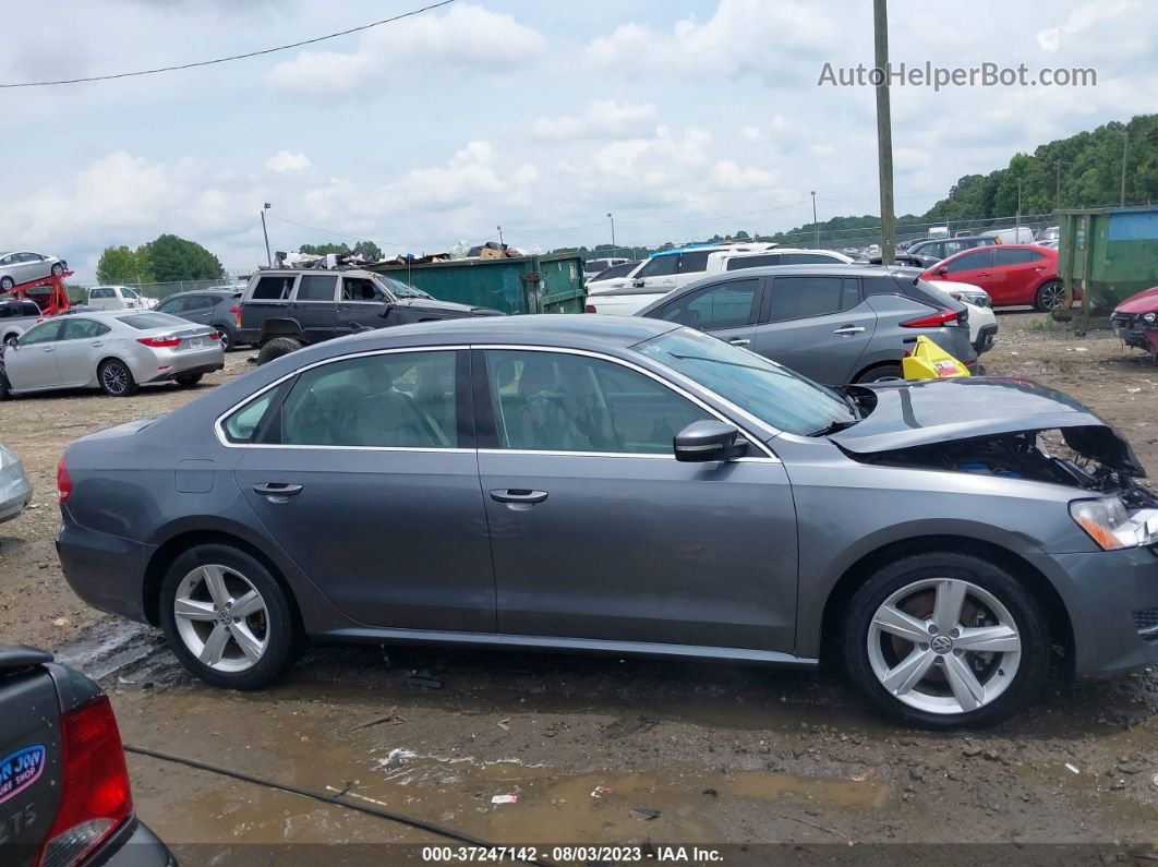 2015 Volkswagen Passat 1.8t Se Gray vin: 1VWBT7A38FC002326