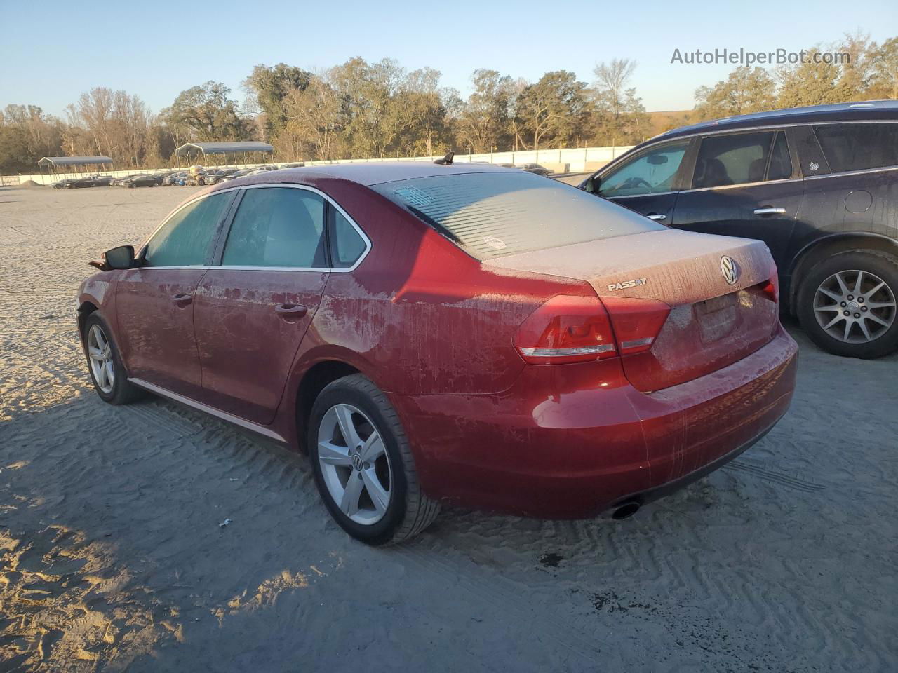 2015 Volkswagen Passat Se Red vin: 1VWBT7A38FC023211