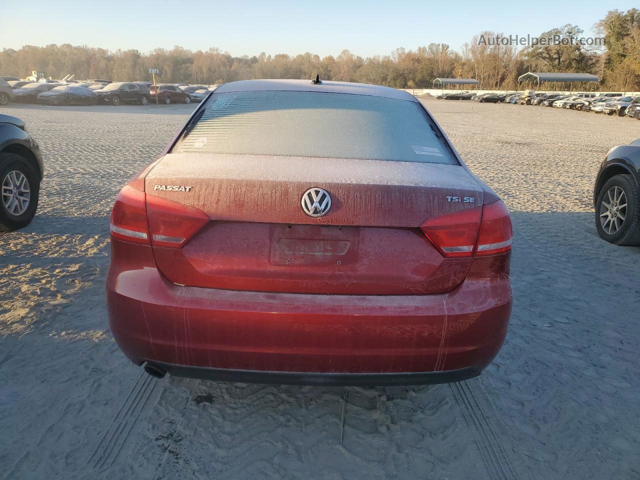 2015 Volkswagen Passat Se Красный vin: 1VWBT7A38FC023211