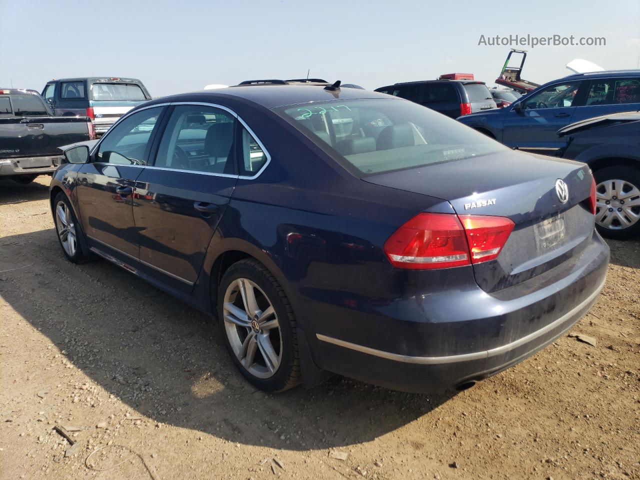 2015 Volkswagen Passat Se Blue vin: 1VWBT7A38FC031793