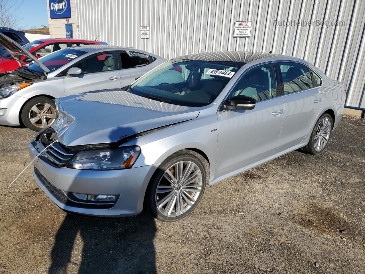 2015 Volkswagen Passat Se Silver vin: 1VWBT7A38FC070920