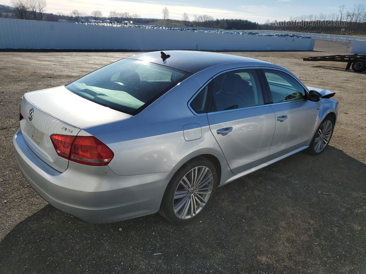 2015 Volkswagen Passat Se Silver vin: 1VWBT7A38FC070920