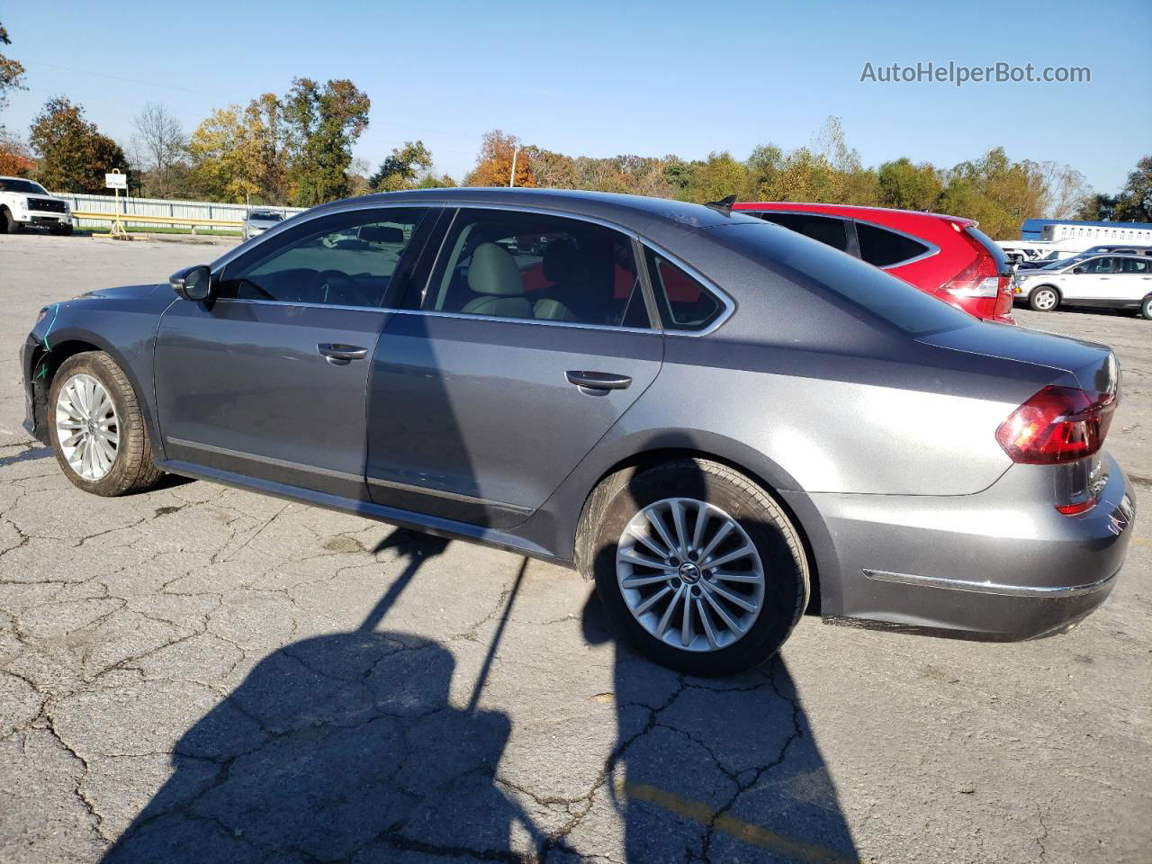 2017 Volkswagen Passat Se Серый vin: 1VWBT7A38HC030419