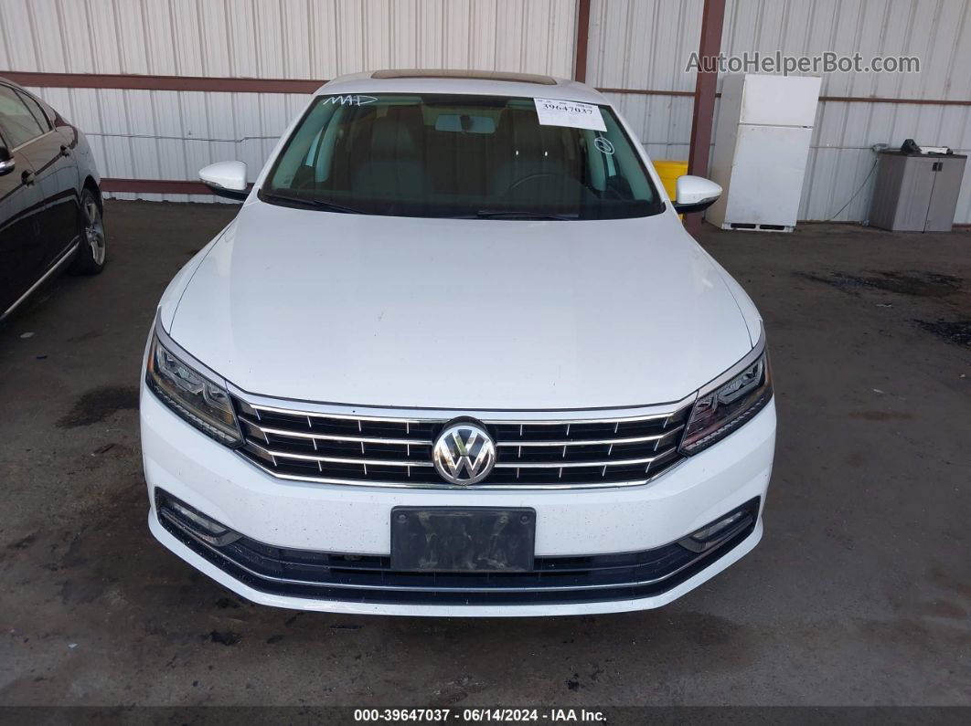 2017 Volkswagen Passat 1.8t Se White vin: 1VWBT7A38HC058575