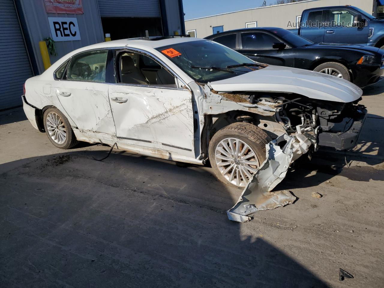 2017 Volkswagen Passat Se White vin: 1VWBT7A38HC070936