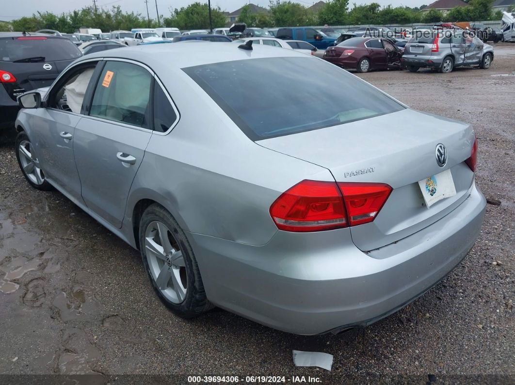 2014 Volkswagen Passat 1.8t Se Silver vin: 1VWBT7A39EC069869