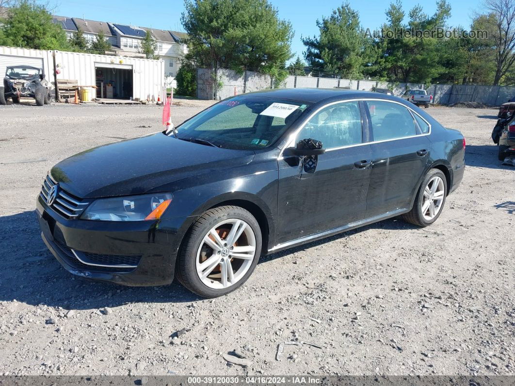 2014 Volkswagen Passat 1.8t Se Черный vin: 1VWBT7A39EC073081