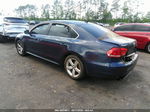 2014 Volkswagen Passat Se Blue vin: 1VWBT7A39EC093850