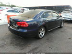 2014 Volkswagen Passat Se Синий vin: 1VWBT7A39EC093850