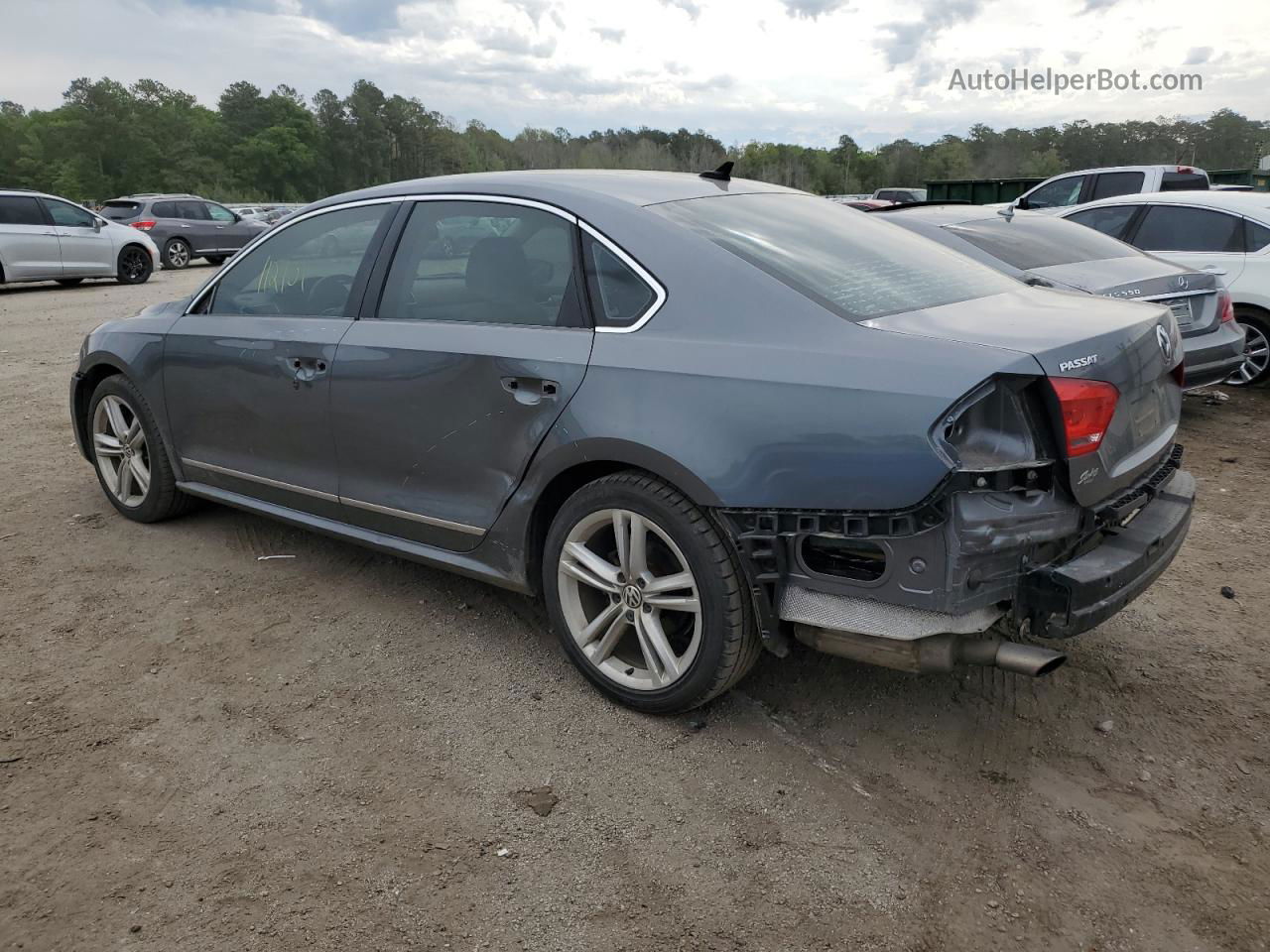 2015 Volkswagen Passat Se Gray vin: 1VWBT7A39FC042172