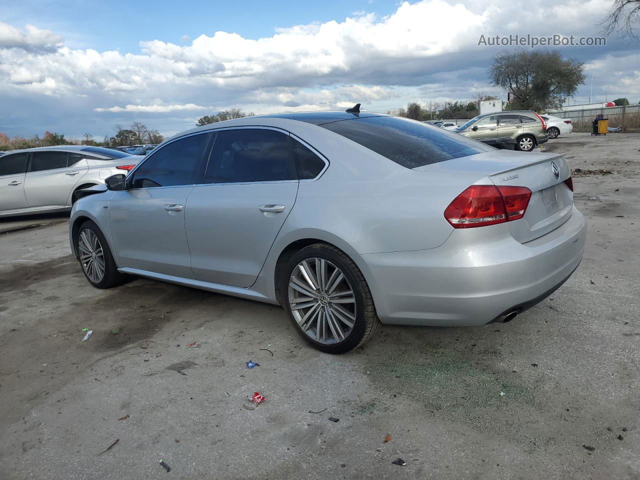 2015 Volkswagen Passat Se Silver vin: 1VWBT7A39FC065936