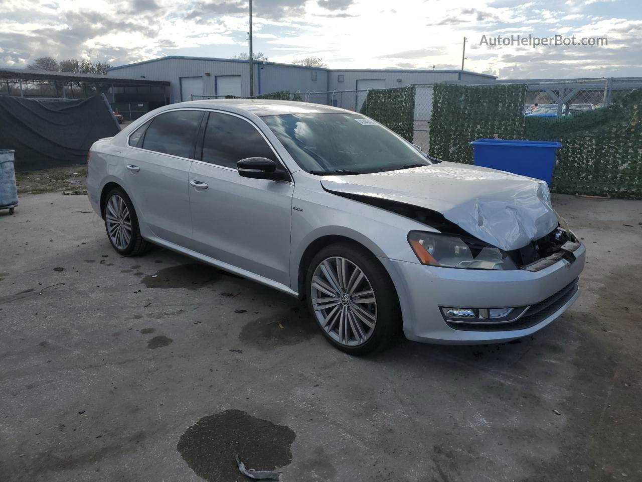 2015 Volkswagen Passat Se Silver vin: 1VWBT7A39FC065936