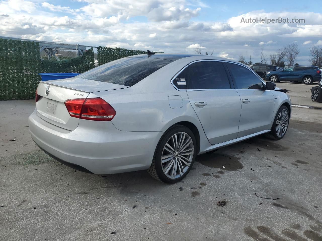 2015 Volkswagen Passat Se Silver vin: 1VWBT7A39FC065936