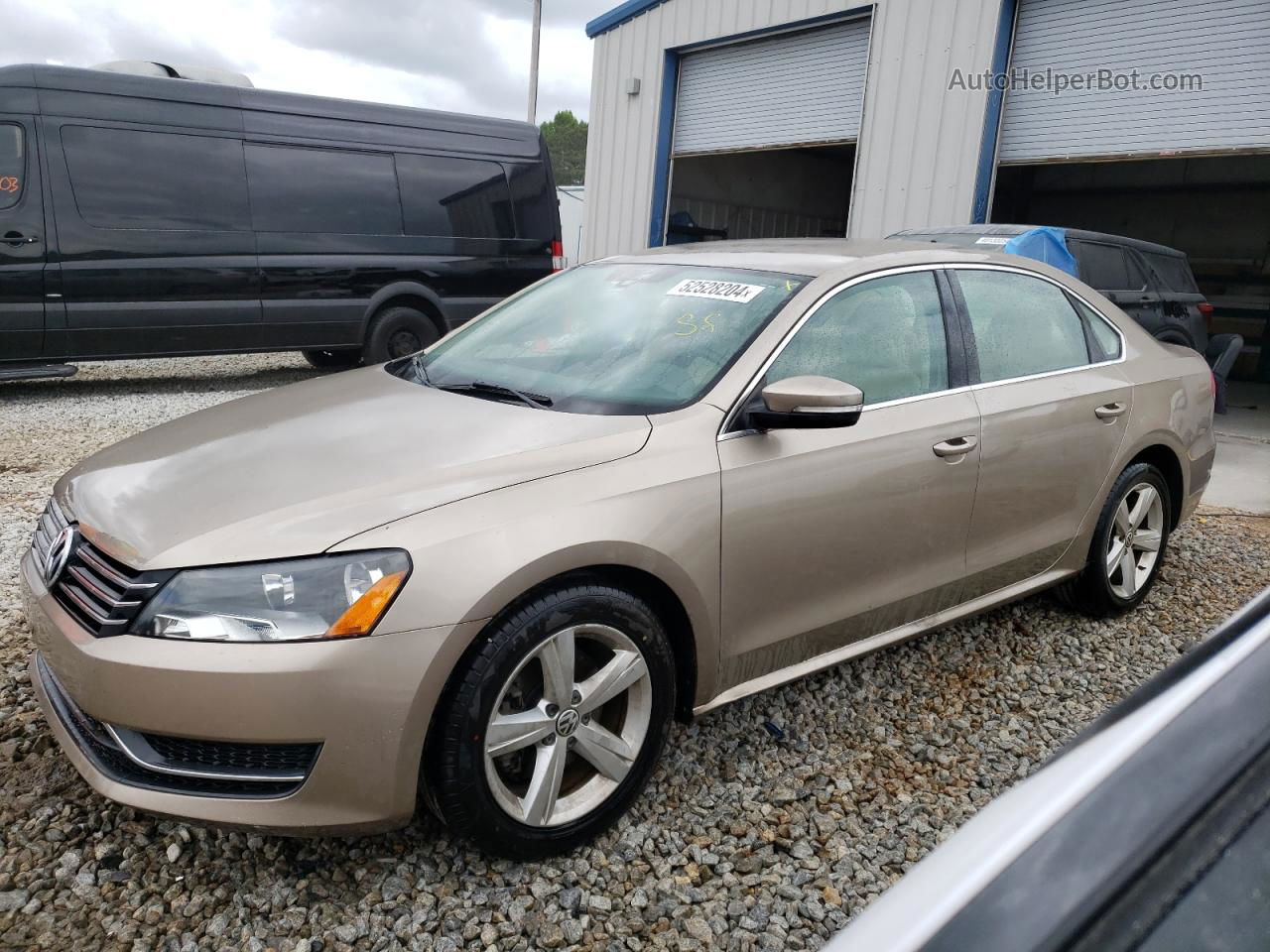 2015 Volkswagen Passat Se Tan vin: 1VWBT7A39FC070196