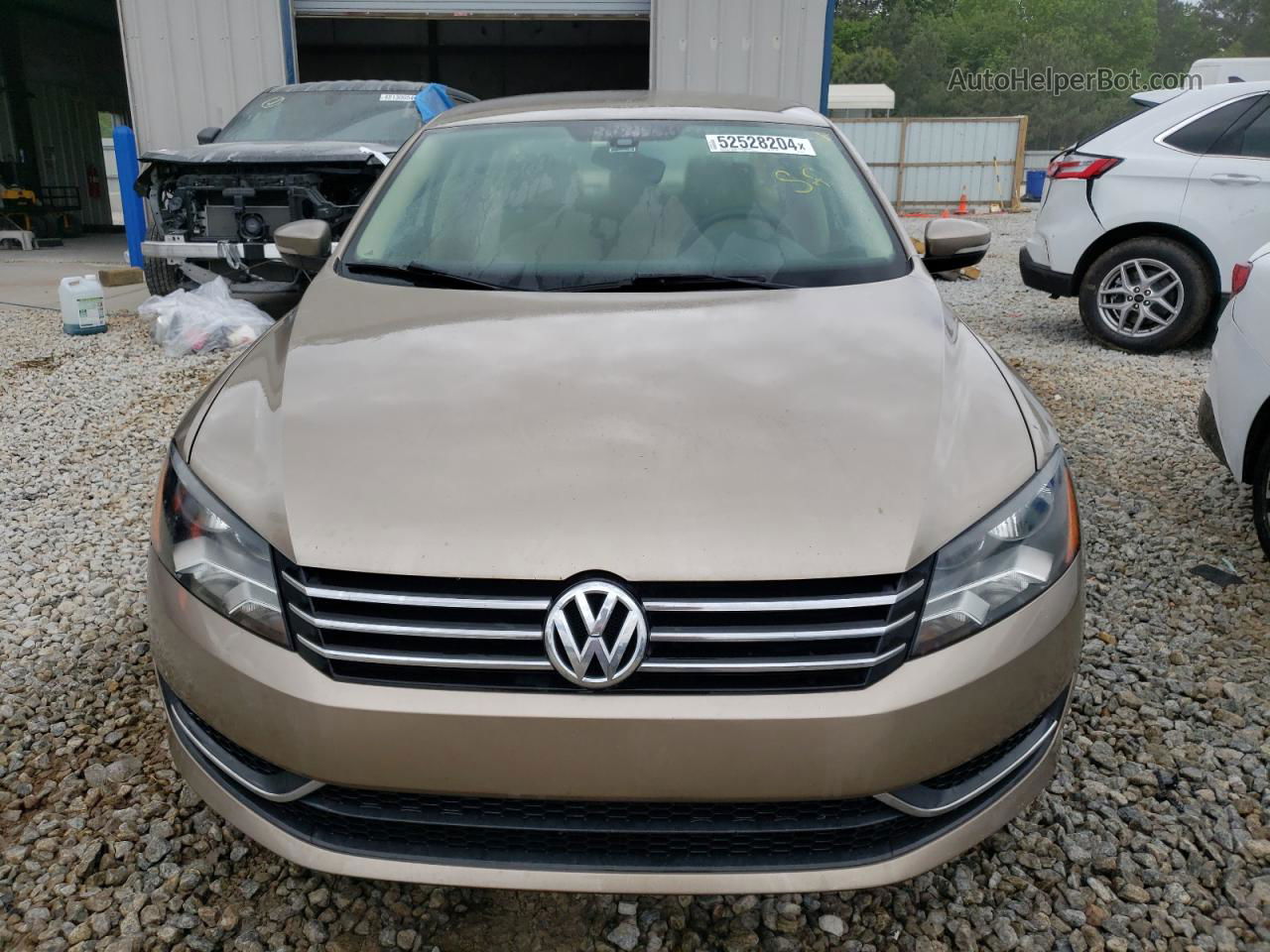 2015 Volkswagen Passat Se Tan vin: 1VWBT7A39FC070196