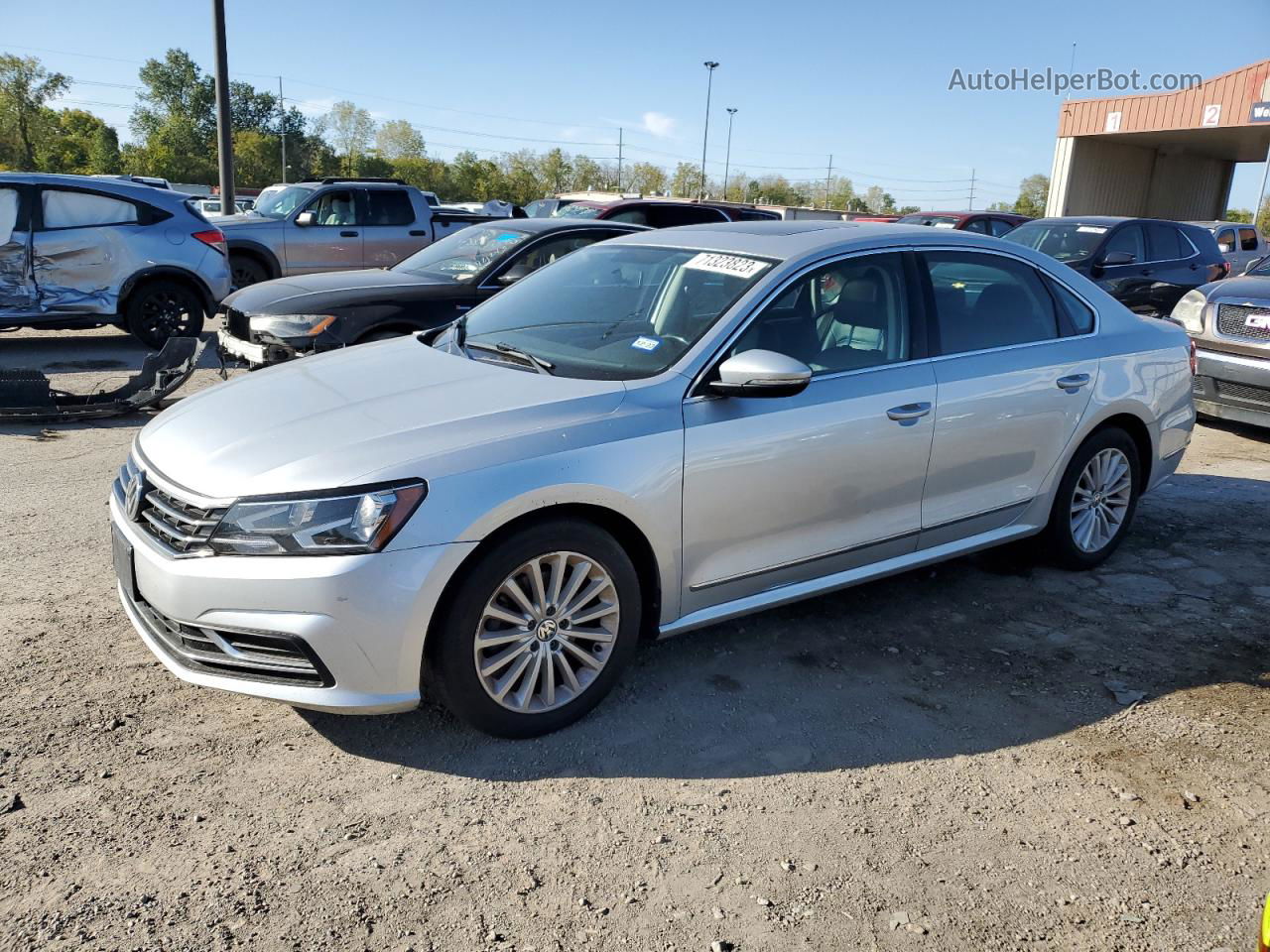 2016 Volkswagen Passat Se Silver vin: 1VWBT7A39GC028421