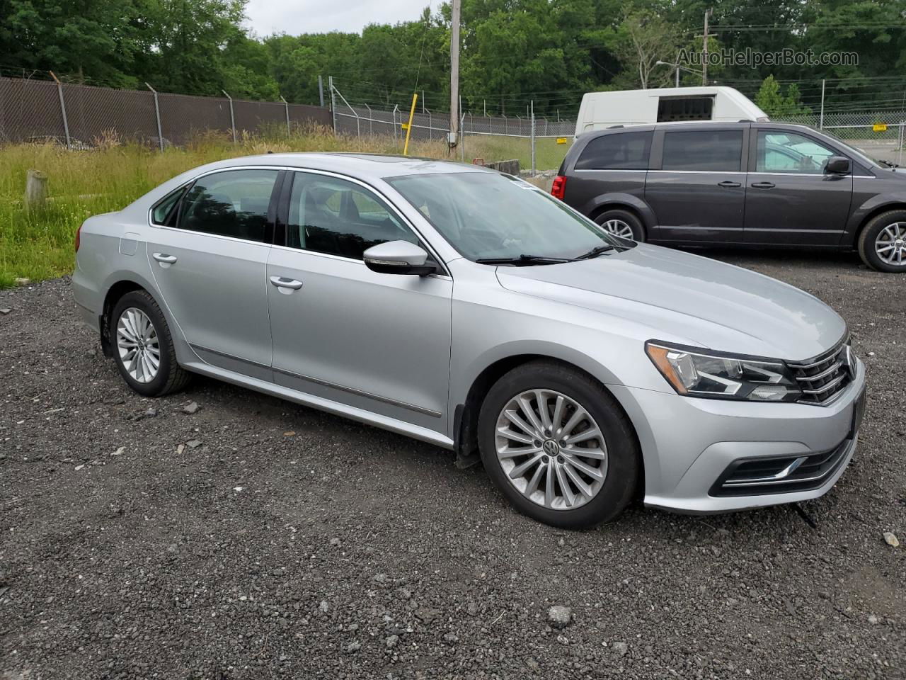 2017 Volkswagen Passat Se Silver vin: 1VWBT7A39HC001205