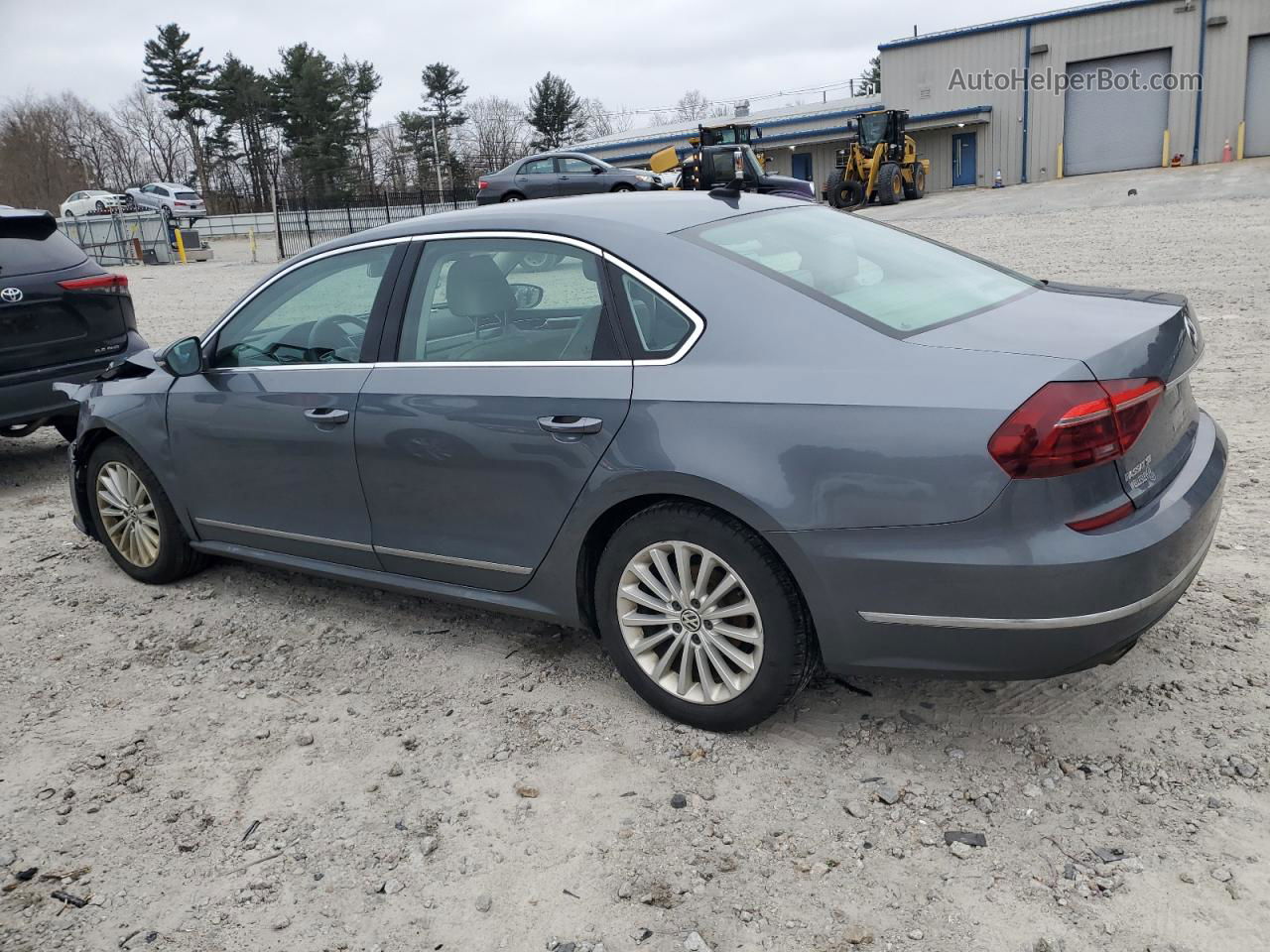 2017 Volkswagen Passat Se Серый vin: 1VWBT7A39HC033992