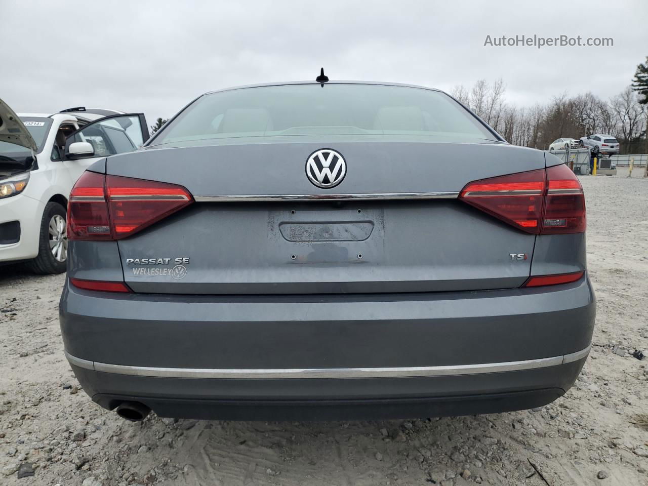 2017 Volkswagen Passat Se Gray vin: 1VWBT7A39HC033992