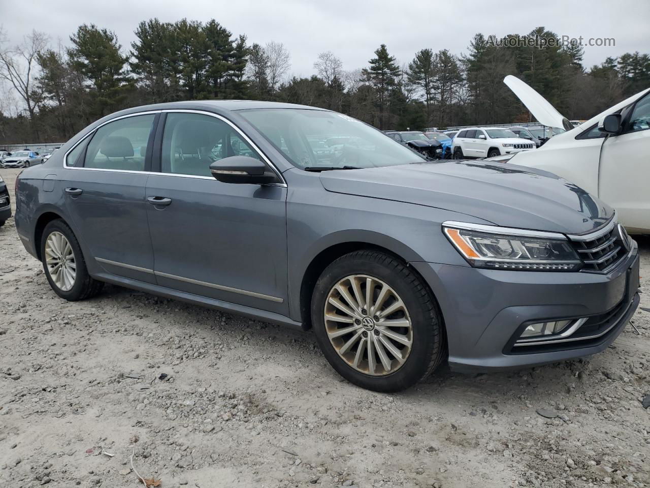 2017 Volkswagen Passat Se Gray vin: 1VWBT7A39HC033992