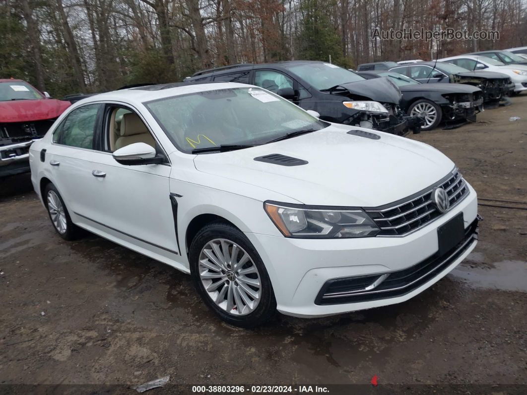 2017 Volkswagen Passat 1.8t Se Белый vin: 1VWBT7A39HC034592