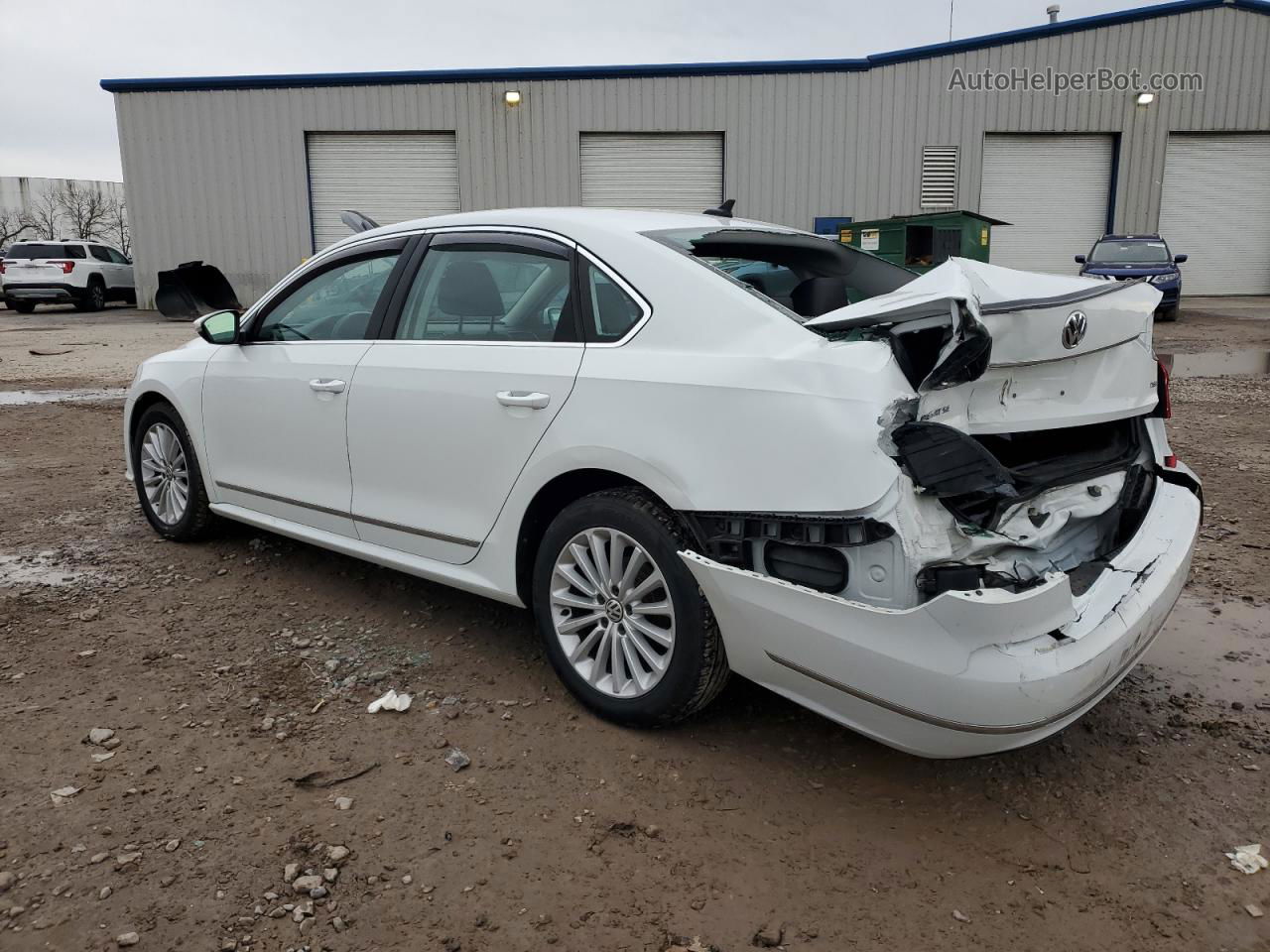 2017 Volkswagen Passat Se White vin: 1VWBT7A39HC075983